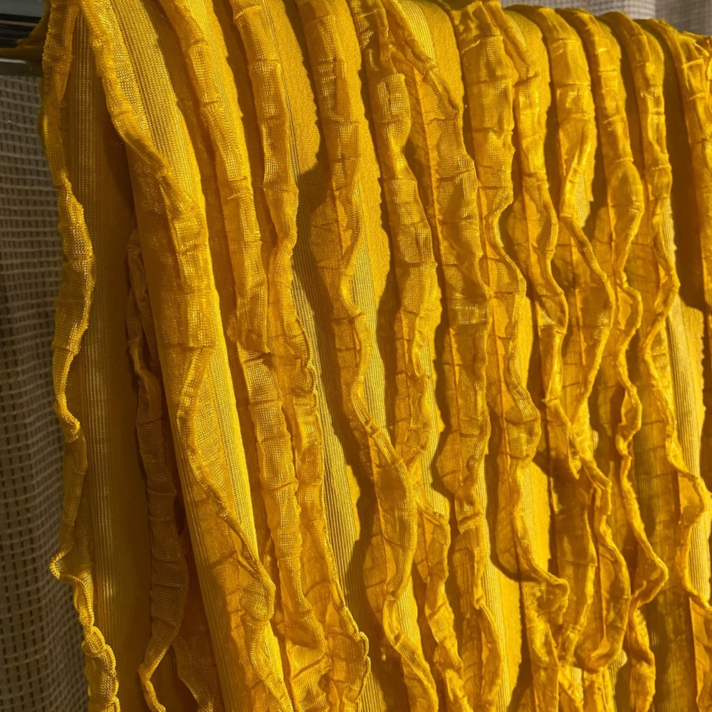 Yellow Infinity Scarf - Picture 2 of 3
